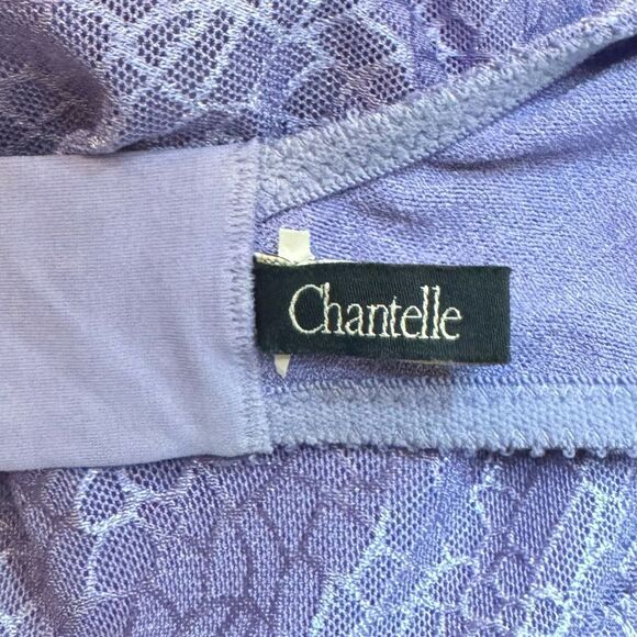 Chantelle Purple underwire unpadded Bra size 34C - Picture 3 of 5